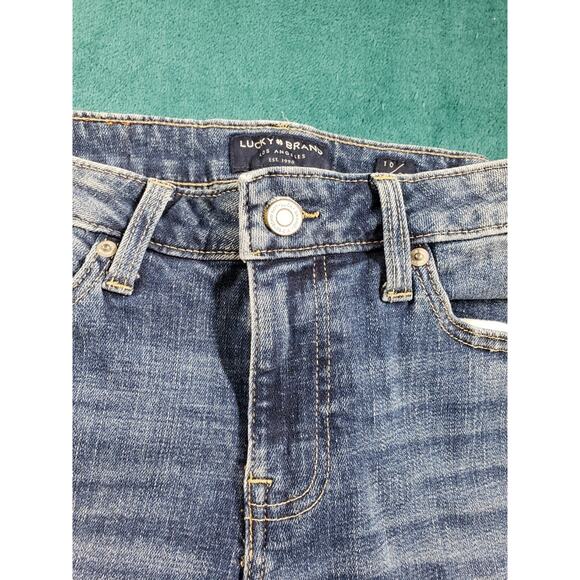 Lucky Brand Jeans Size 10 Womens Blue Stretch Pants Denim Low Rise Lolita Skinny - Picture 7 of 14